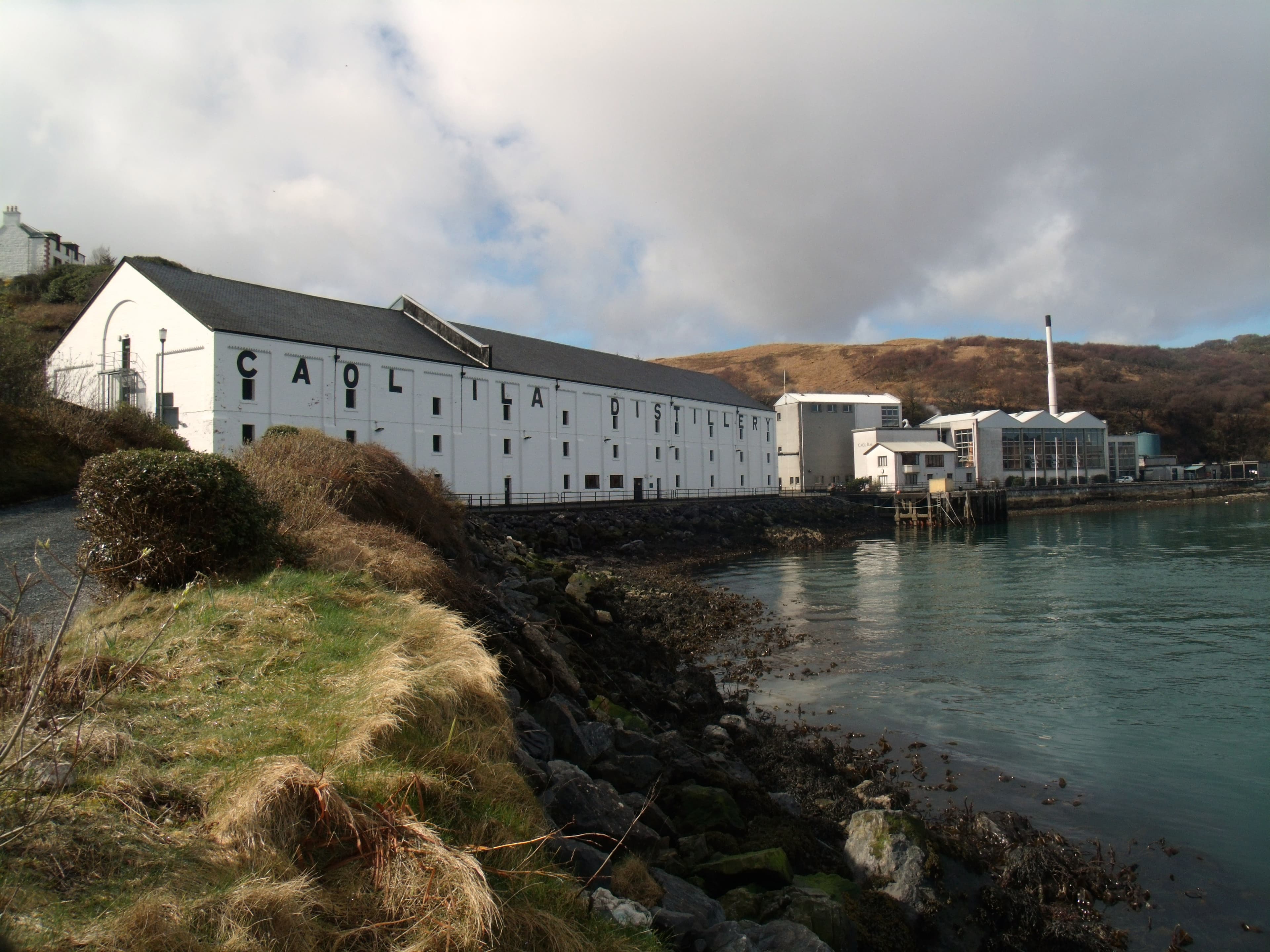 Caol Ila distillery on the Sound of Islay