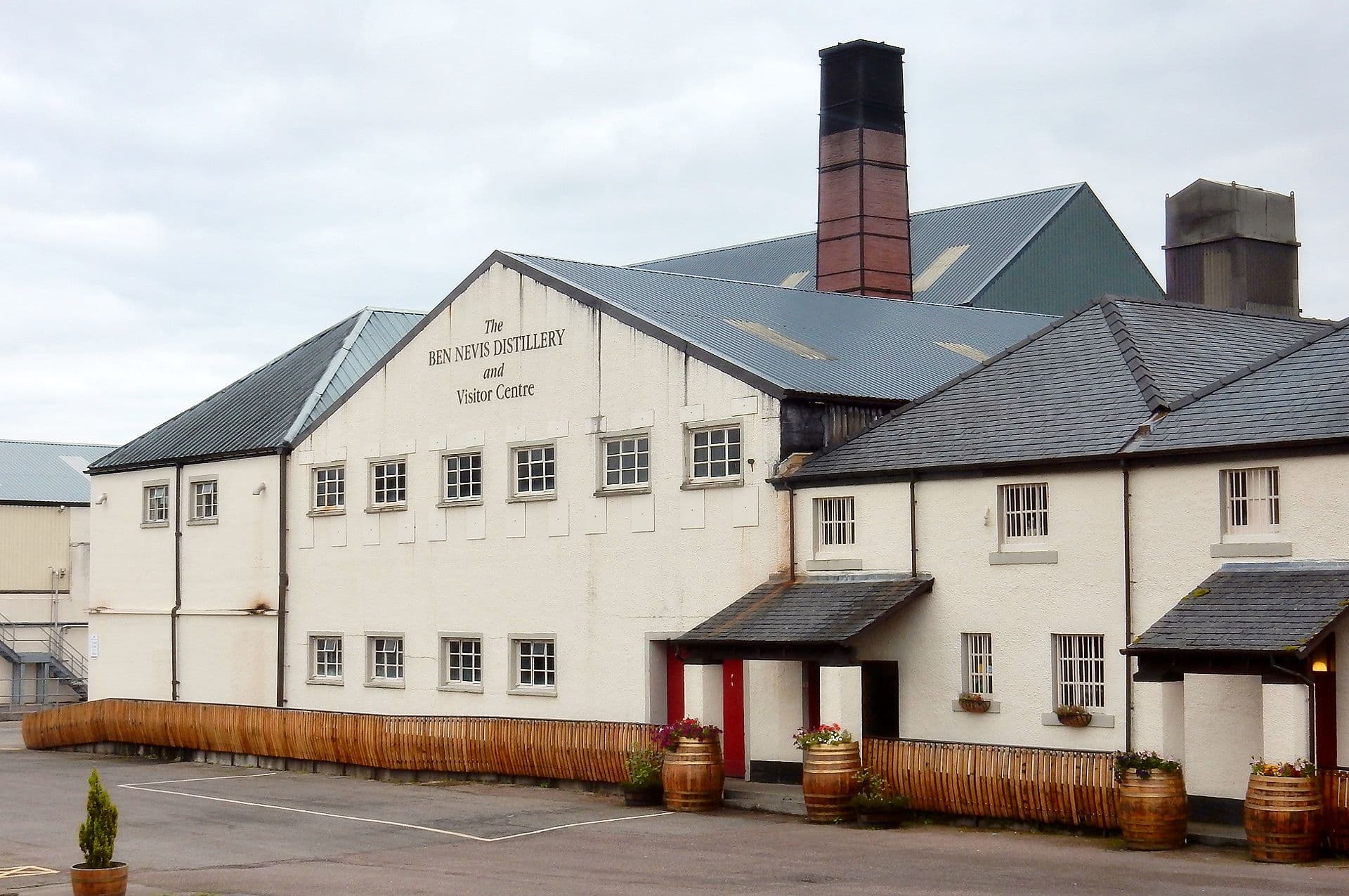 The Ben Nevis distillery and visitor centre at Fort William