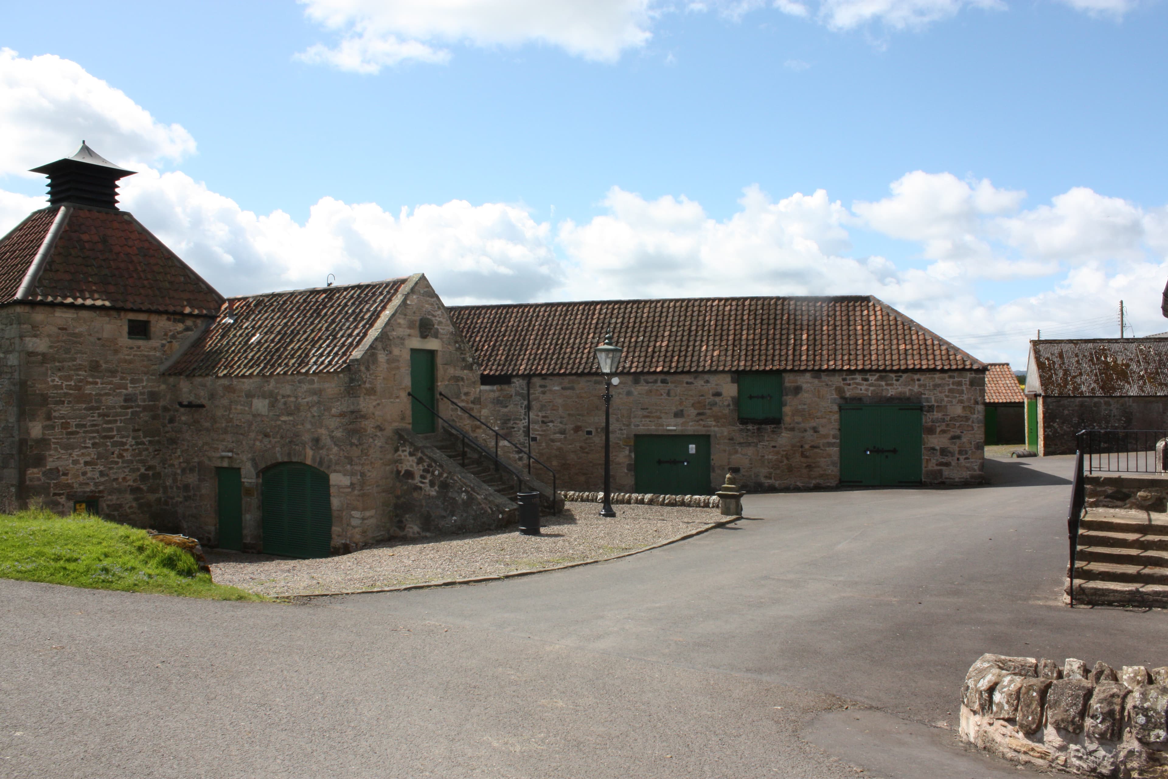 The farm steading buildings that house Daftmill distillery in Fife
