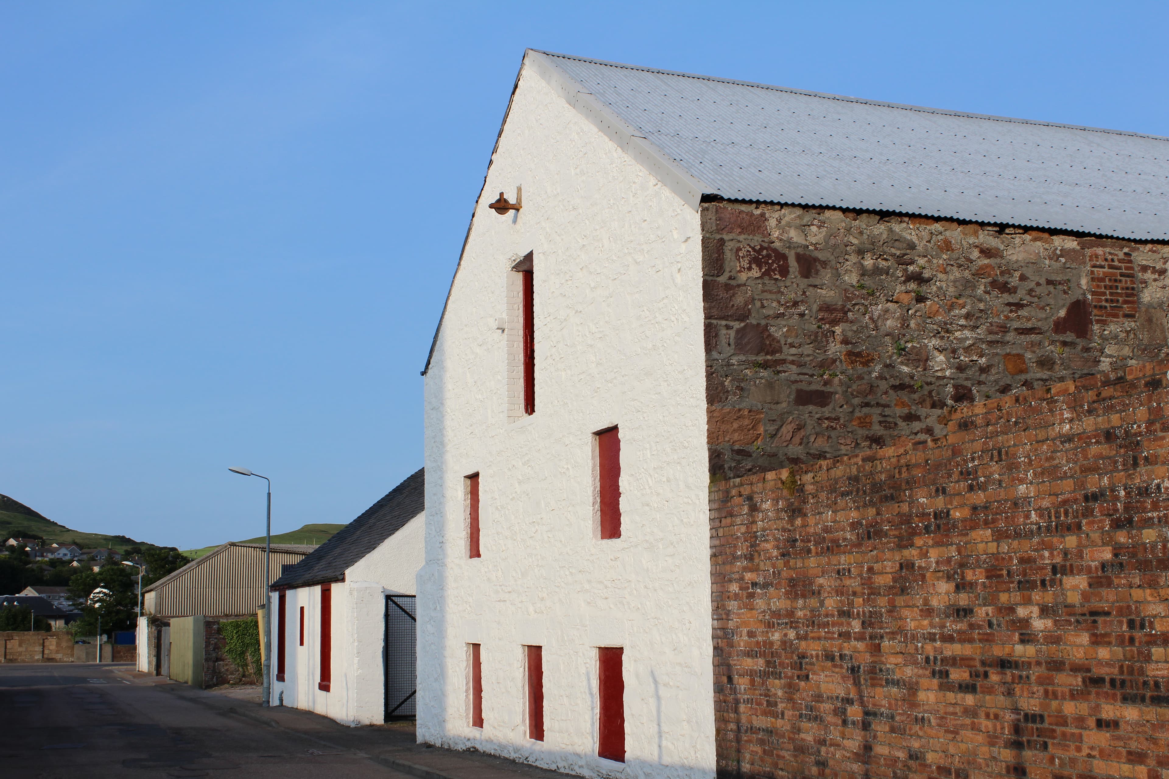 The Glengyle distillery buildings in Campbeltown, home of Kilkerran